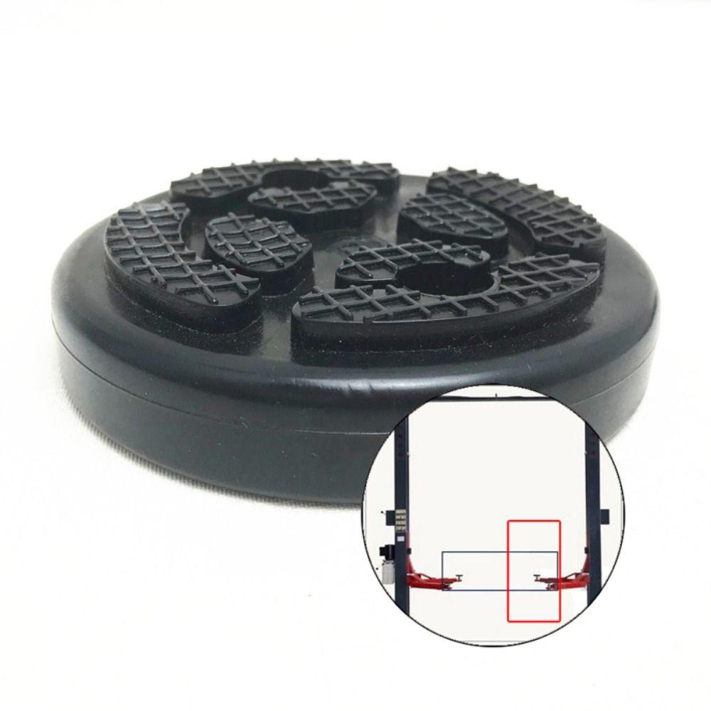Tampon de cric universel professionnel en caoutchouc pour élévateur à colonnes, rond/carré, diamètre 120 mm, pour automobile, remorquage, élévateur de voiture, cric, camion