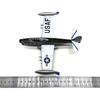 1/72 Scale Aircraft F-84 Thunderjet Fighter Military Model Airplane Replica Alloy Material Collected Aviation Gift Souvenir Plan