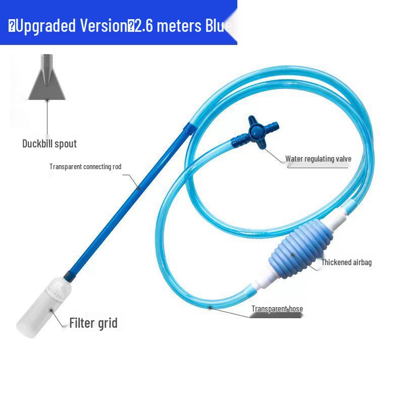 Automatic Fish Tank Water Changer & Cleaner with Siphon Tube for Small Tanks