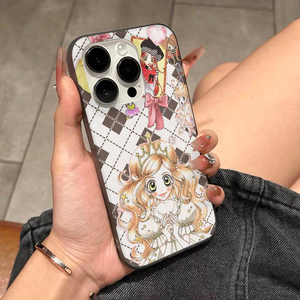 Anime S-Sugar Sugar Soft Corrugated Transparent Phone Case For IPhone 17 15 16 11 12 13 14 Pro Max Plus Pro