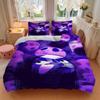 3Pcs Purple Skulls Shadows Bedding Sets For All Sizes New 3D Printed Bed Cover Comforter Duvet Cover Pillowcase Bedroom Decoration