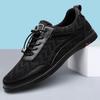 Men's shoes 2025 summer new fashion fly-woven mesh breathable and lightweight outdoor street travel casual sports shoes tide