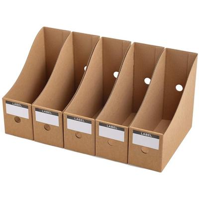 Panavage A4 File Box Set of 5, Paper Organizer, File Stand, Office Supplies Storage
