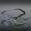 Vintage Business Anti Blue Light Reading Glasses Men Women Fashion Ultra Light Titanium Alloy Presbyopia Eyeglasses