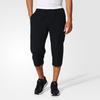 Adidas Retro American Mid-Waist Quick-Dry Casual Knit Sports Pants Men Bottoms Black BK0982