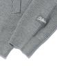 Distn9Ne Wappen Knit Zip-Up Hoodie Melange Grey (Lp5Su517-097)