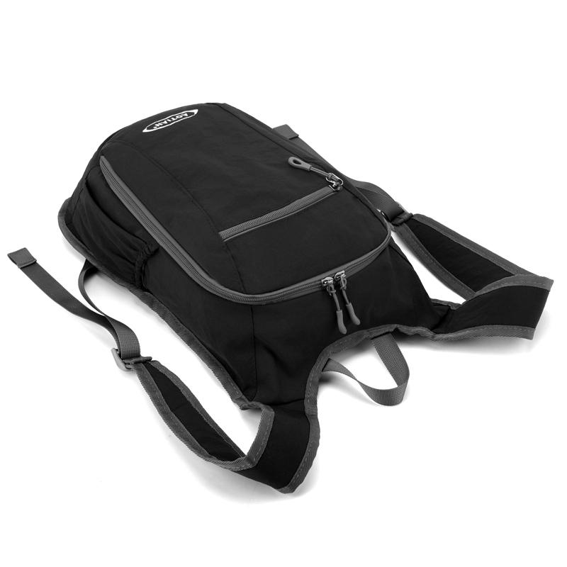 Damen Rucksack Einfarbig Leicht Outdoor Studenten-Reisetasche Multifunktional Faltbarer Rucksack