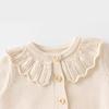 1-9 Years Kids Girls Button Closure Knitted Coat Cardigan Sweater