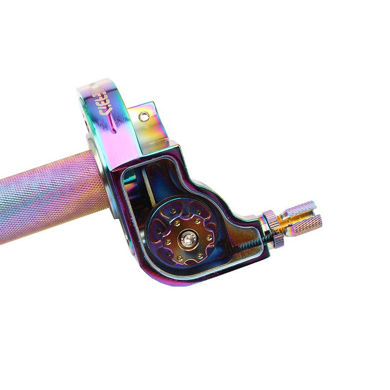 1 ks Rukojeti plynu otočné řídítka 22 mm Univerzální hliníkový akcelerátor pro motocykl moped skútr kolo M10*1.5