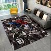 Tappeto Tappeto Tappeto Sportivo Calcio Stella Sportiva Capra Messi per Sala Giochi Camera da Letto Soggiorno Divano Arredamento Casa, Tappeto Area Giochi per Bambini Tappetino Antiscivolo per Pavimento