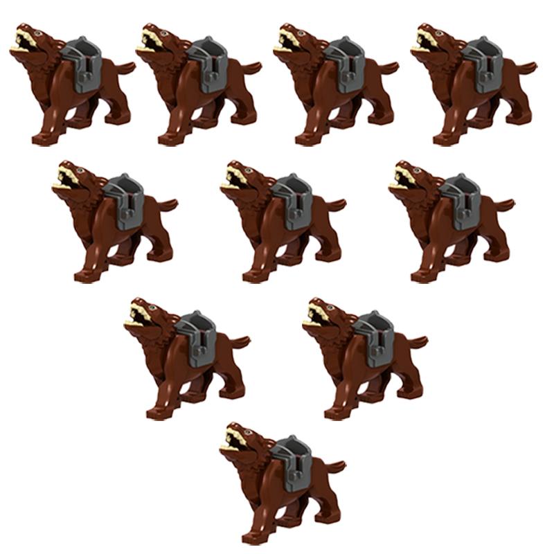 MOC Medieval Military Building Blocks Cavalry Regiment Knight Horse Animal Accessories Set Mini Bricks Buy Goods Boy Toy Gift