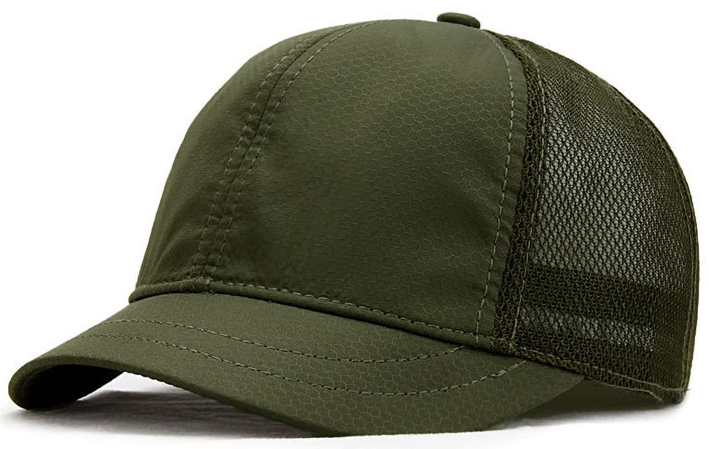 

Laquest Кепка с сеткой и коротким козырьком для трейлраннинга (Армейский Зеленый)