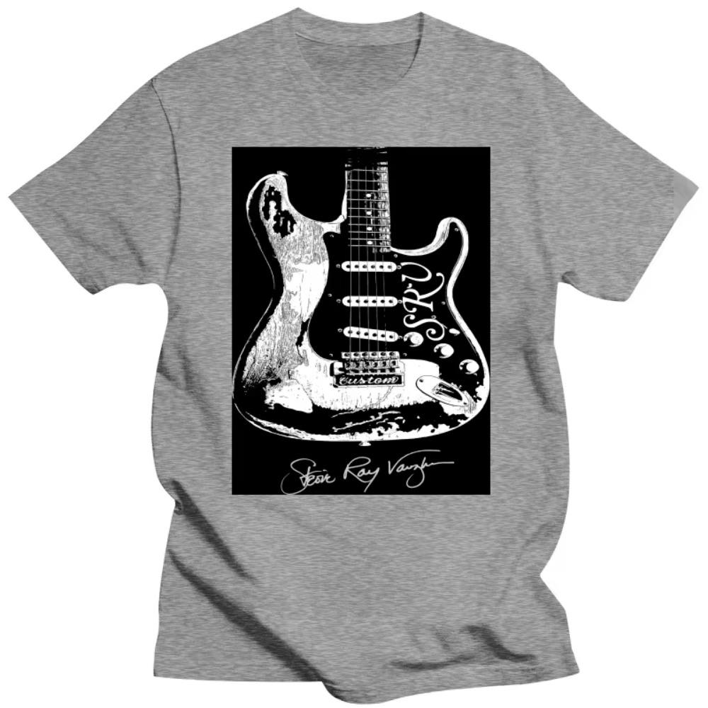 Man Woman Tee Stevie Ray Vaughan Guitar Blues Rock SRV Unisex Short-sleev Loose Breathable Graphic T Shirts Men Clothing