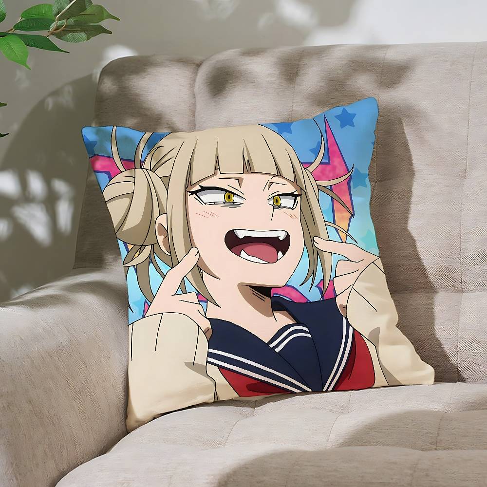 Cute Anime-Himiko TogaS Customizable Square Pillowcases, Stylish And Soft, Perfect For Beds, Cars, And Sofas.