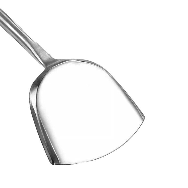 Large Stainless Steel Long Handle Wok Spatula