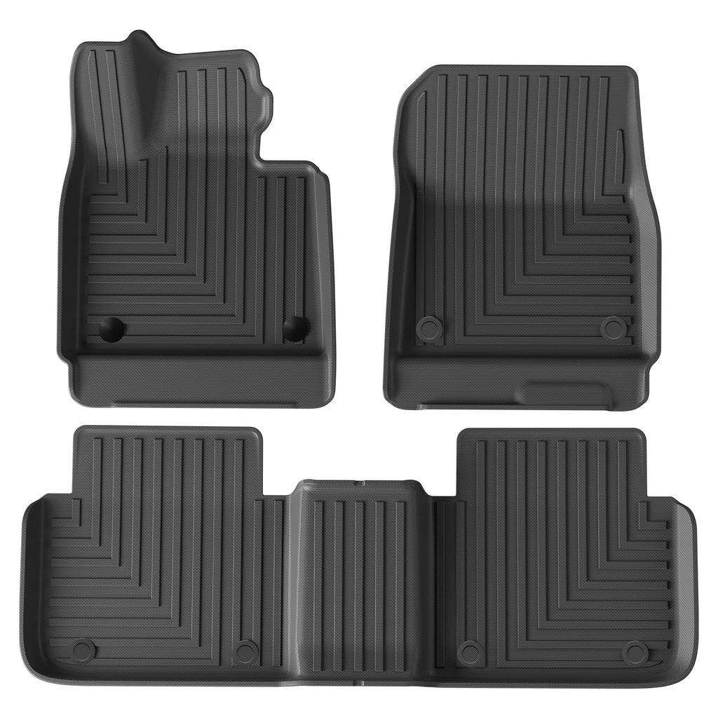 for Xpeng P7/P7i 2022 2023 2024 Car Floor Mats Cargo Liner Trunk Pad TPE 3D Foot Mat Waterproof Odorless Tray BLACK