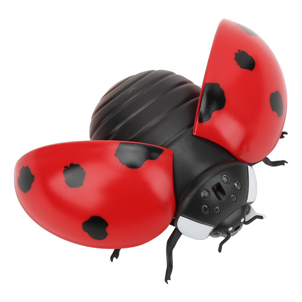 Simulation Insect Coccinella Septempunctata Toy Infrared Remote Control Sensing Portable