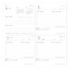 2026 Weekly Square Starting December Cherish Planner, Block, 148, 2025, Yellow, Marks, 26WDR-SB05-YE