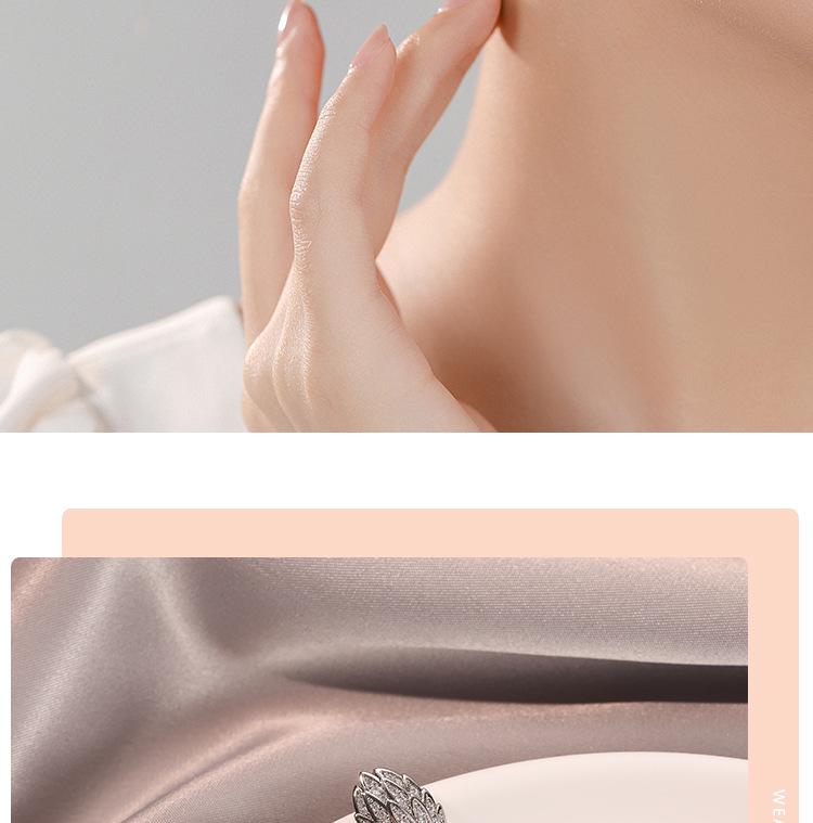 Silver-Gray Zircon Mother-of-Pearl Earrings - Elegant, Versatile, High-End Design