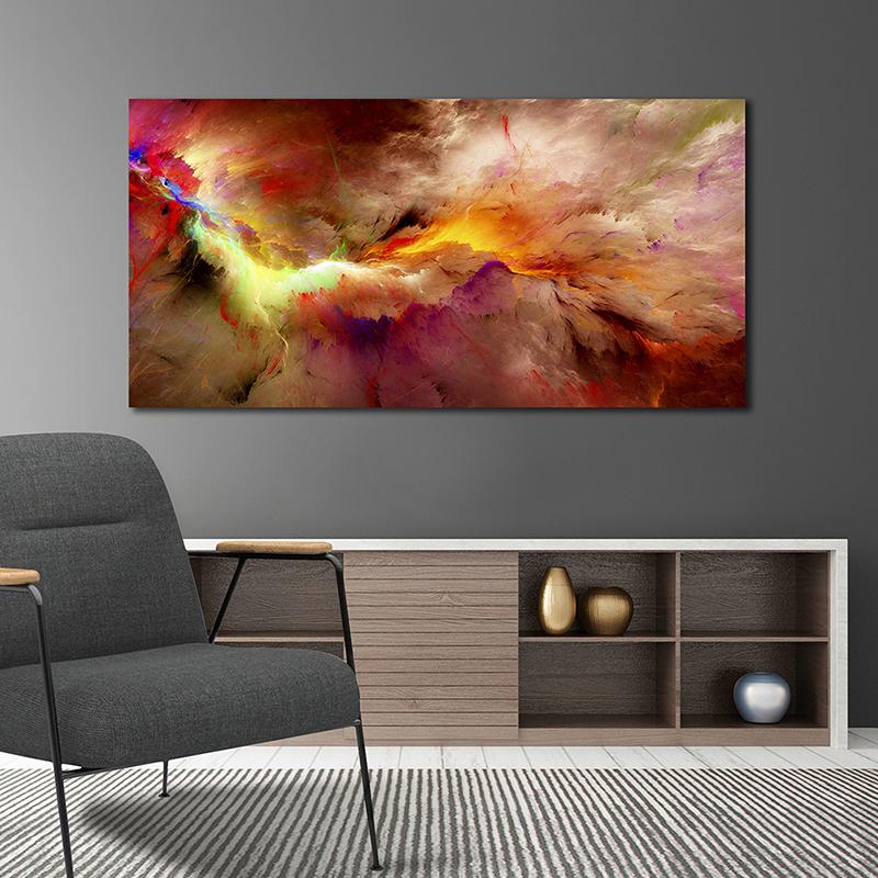 WCIC New Art Cloth Spectacular And Spectacular Scenery Of Clouds Abstract Cloud Decorative Painting Home Wall Decoration Hanging Painting