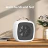 Încălzitor portabil Ventilator din ceramică Economisire de energie în condiții de siguranță Termostat de cameră liniștit pentru interior Birou Baie 220V 500w Priză UE