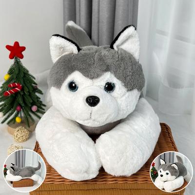 Zabawny pluszowy Husky Duża lalka Erha Poduszka do spania 1 metr Poduszka na sofę Lalka
