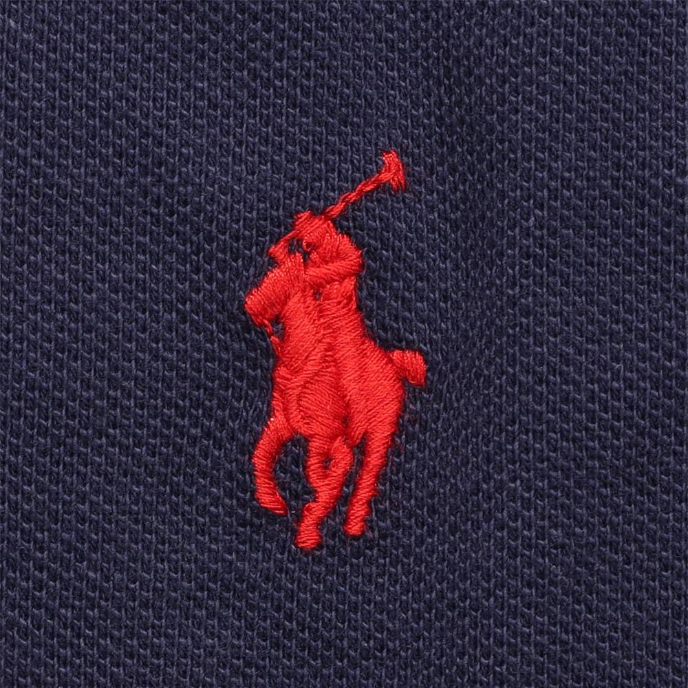 Polo Ralph Lauren Logo Embroidered Solid Color Long Sleeve Polo Shirt Men Tops Blue 710680790-046