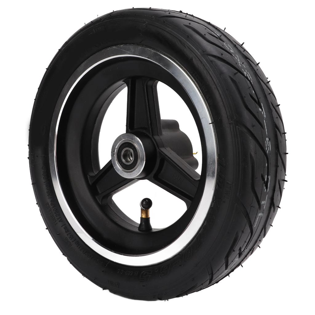 Electric Scooter Tire Assembly 10x2.70‑6.5 Thicken Vacuum Tire with Wheel Hub for Electric Scooter Repair