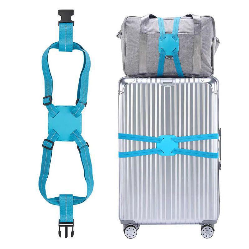 Reinforced Elastic Luggage Straps for Secure Packing