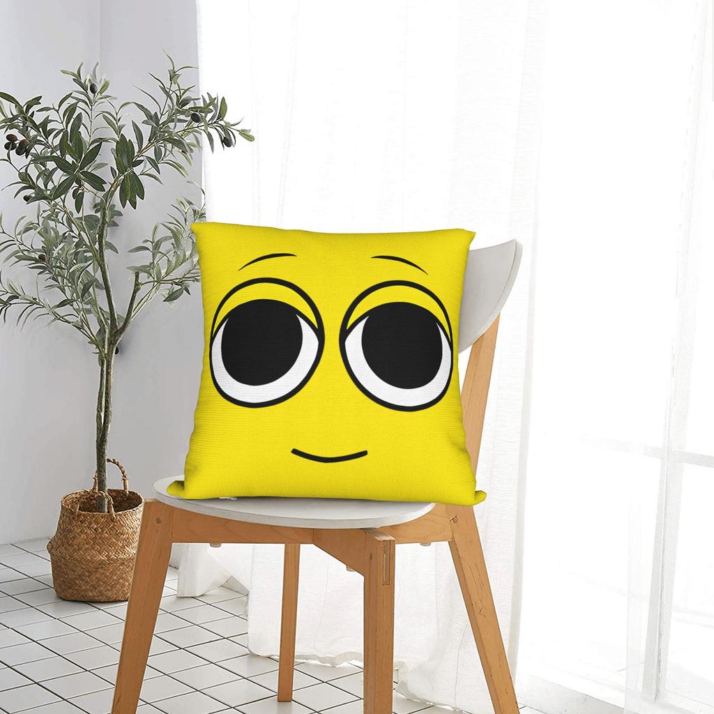 Sprunki Cartoon Anime Square Pillow Covers Polyester Bed Car  Cushion Case Funny Decorative Pillowcase 45*45