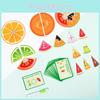 Fruit Fraction Board Educational Toy For Kids Learning Math Skills