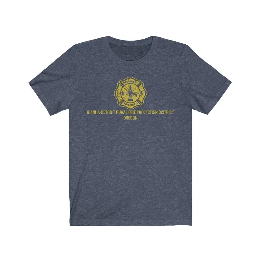 

Idanha-Detroit Rural Fire 1960 Vintage Men s T shirt 4XL