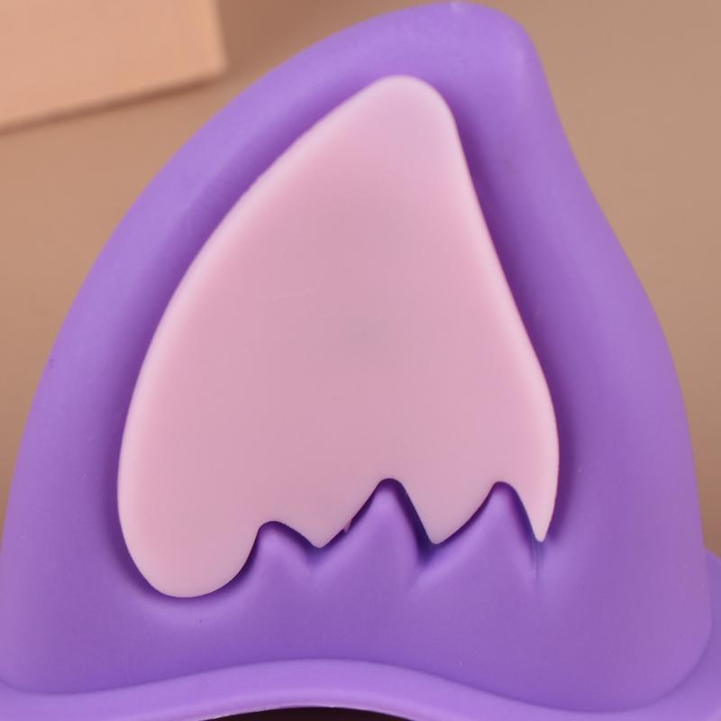 Motorsykkelhjelm Katteørepynt Hjelmøretilbehør For Scooter Sykkel Selvklebende Motorsykkel For Skateboard For Sykling