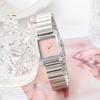 Fashion Light Luxury Women's Quartz Watch Zinc Alloy Steel Band Square Dial, Suitable for Women's Daily Wear, Christmas Gift