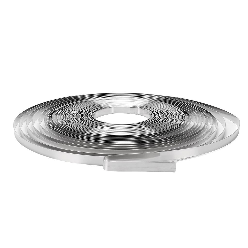 Stainless Steel Strapping Tape 1 2in Width 0.02in Thickness 100ft Length 304 Stainless Steel Banding Strap