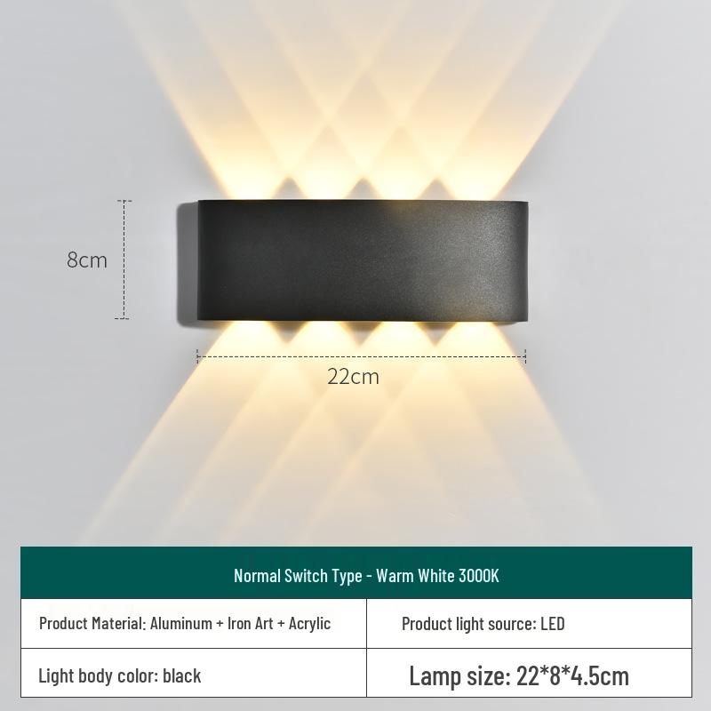 Waterproof Solar Outdoor Wall Lamp with Remote Control - Ideal for Bedside & B&Bs, Hot Seller In Stock