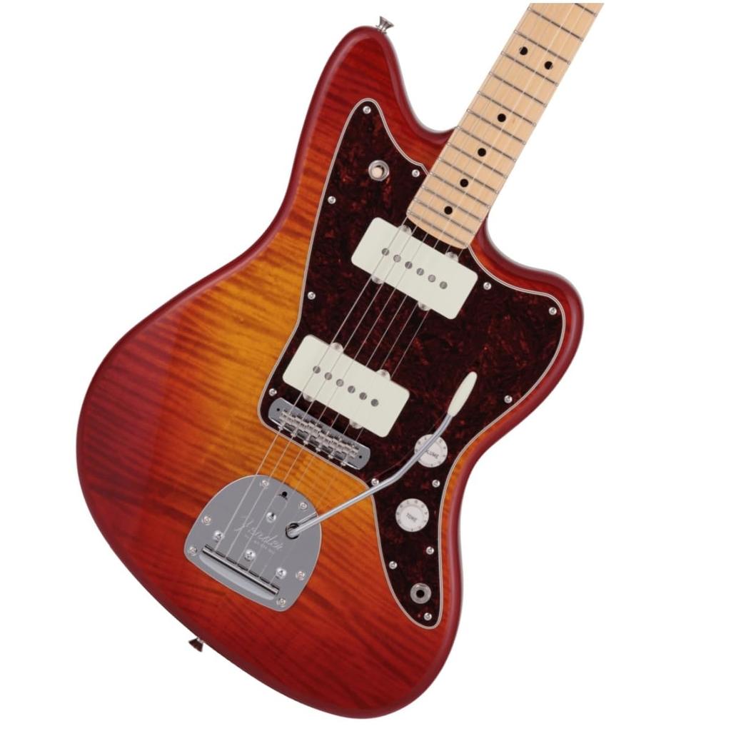 Fender / 2024 Collection Made In Japan Hybrid II Jazzmaster Maple Fingerboard Flame Sunset Orange Transparent [Limited Model]
