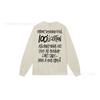 3. Cross-border Stuart long-sleeved printed t-shirt American trendy cylindrical cloth casual loose men and women the same style