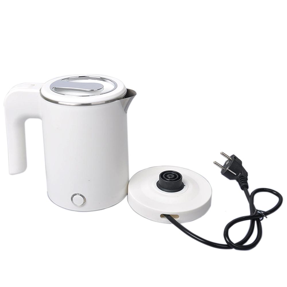 Electric Kettle for Travel, 0.5L Portable Hot Water Kettle, Stainless Steel Insulated, Durable Coffee Tea Pot for Kitchen 2000W