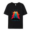 Ufo Vs Cat Tshirt Print Men T Shirt Vintage Tee Shirts Tops Camisas Awesome Tshirt Soft Tee Shirts Graphic Tee
