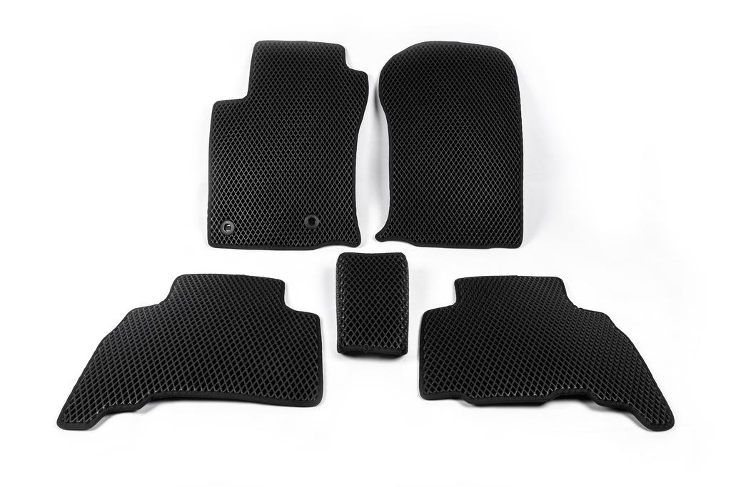 Коврики EVA (черные) 7 местный, 2009-2013 для Toyota Land Cruiser Prado 150