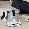 Men's Spring and Autumn Match Color Sports All Take Perspiration Breathable Long Cotton Socks