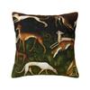 Custom Whippet Greyhound Dog Throw Pillow Case for Sofa Hound Modern Cushion Cover Soft Pillowcase