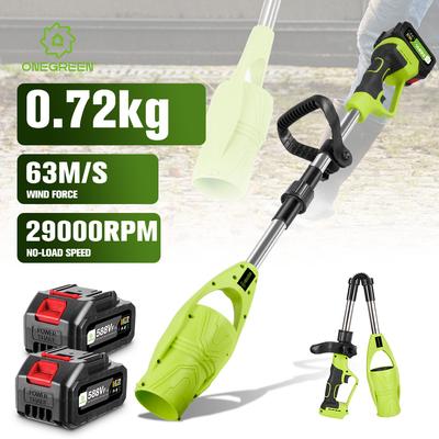 ONEGRREN 29000 RPM Electric Air Blower Cordless Leaf Blower Household Blowing Dust Blowing Power Tools For Makita18V Battery