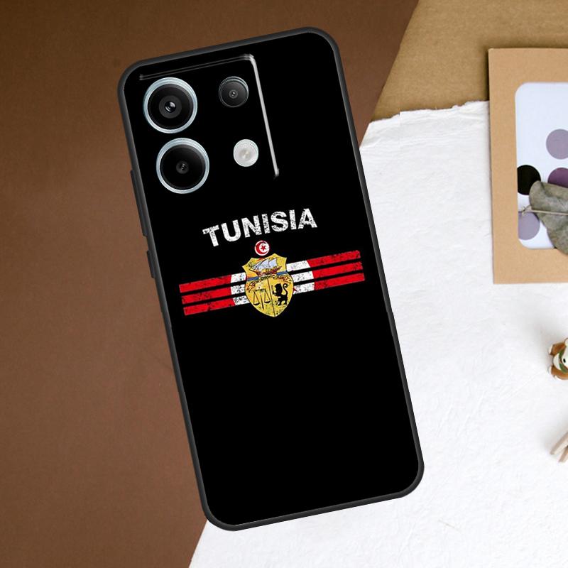 Tunisia Flag Map Case For Redmi Note 13 Pro Plus 9 10 11 12 Pro 9S 10S 11S 12S Cover For Redmi 12 C 10C 13C