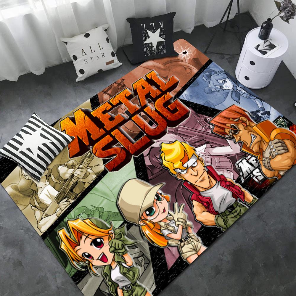 Retro Game Metal Slug Long Rugs Nordic Style Home Doormat Bathroom-Toilet Mats Bedroom Modern Home Decor