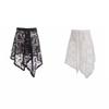 Asymmetric Lace Underskirt Slips Irregular Mesh Underskirt Slips Dress  Summer