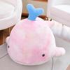 Rainbow Whale Plush Toy Cute Marine Animal Stuffed Doll Decoration Gift Kids