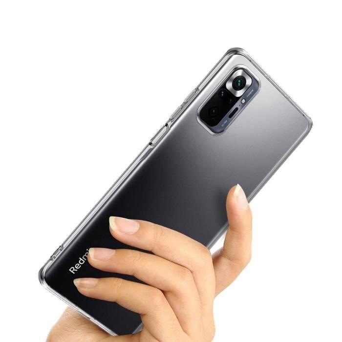 Case and Protective Films - Xiaomi - Redmi Note 10/10S - UltraSlim - Transparent - 2x Tempered Glass
