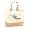 Tote Bag - PLANETEE - Irreplaceable Gendarme - Jute - Printed In France - Sturdy Handles